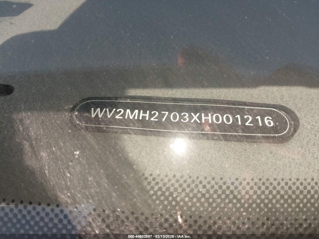 1999 VOLKSWAGEN EUROVAN WV2MH2703XH001216 Photo 8