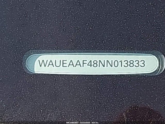 Продаж на аукціоні авто 2022 Audi A4 Premium Plus 45 Tfsi S Line Quattro S Tronic, vin: WAUEAAF48NN013833, номер лоту: 44603057