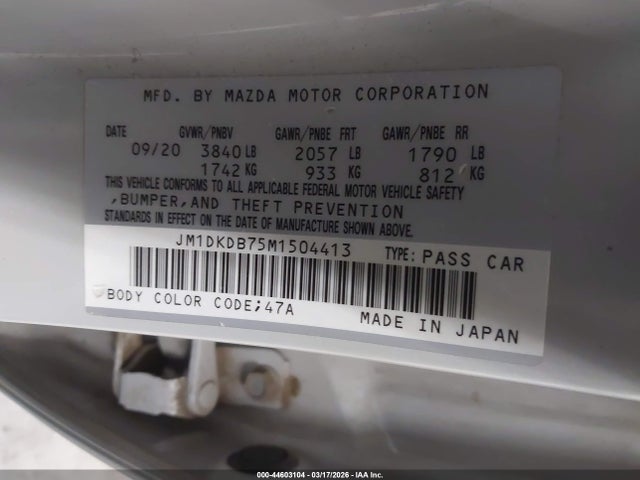 2021 MAZDA CX-3 JM1DKDB75M1504413 Photo 8
