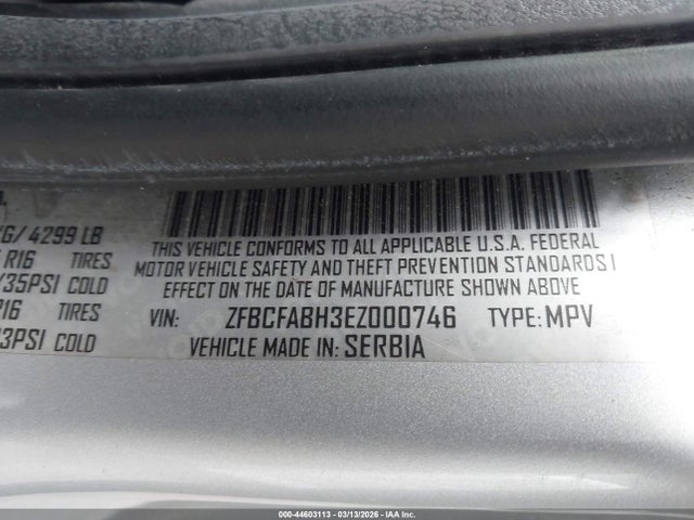 2014 FIAT 500L ZFBCFABH3EZ000746 Photo 8