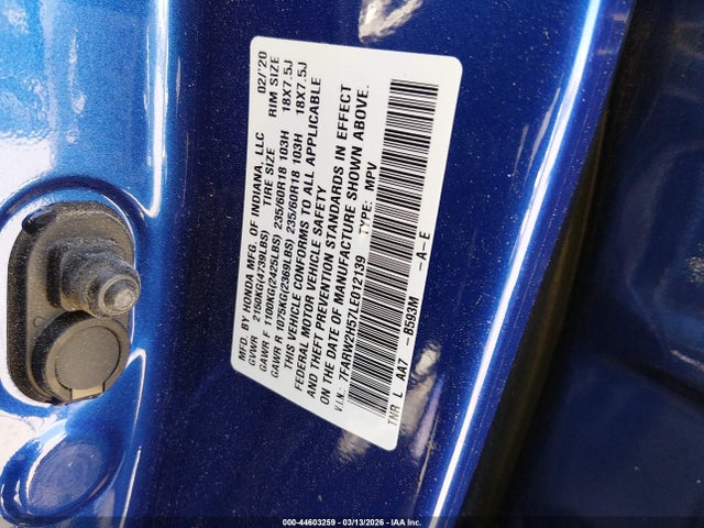 Honda Cr-v Awd Ex 2020 7FARW2H57LE012139 Image 9