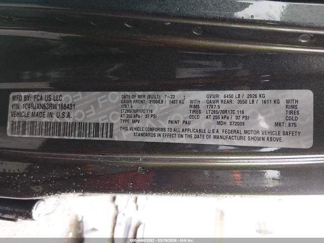 1C4RJXN63RW168431 Jeep Wrangler 4xe Willys 4xe