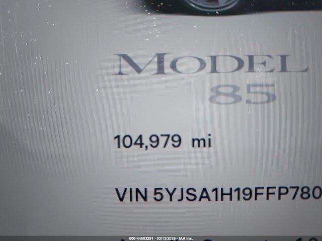 5YJSA1H19FFP78039 Tesla Model S 60/70/85