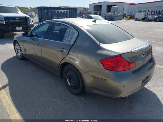 2010 Infiniti G37 Journey მანქანა იყიდება აუქციონზე, vin: JN1CV6AP8AM404643, აუქციონის ნომერი: 44603356