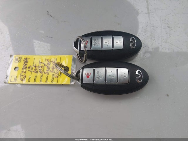 2013 Infiniti M37 მანქანა იყიდება აუქციონზე, vin: JN1BY1AP6DM510549, აუქციონის ნომერი: 44603437