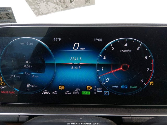 Aukcja sprzedaży 2020 Mercedes-benz Gls 580 4matic, vin: 4JGFF8GEXLA164777, numer aukcji: 44603632