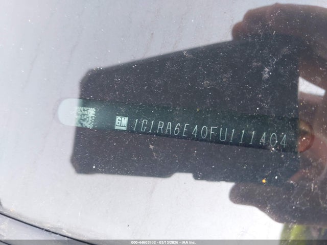Aukcja sprzedaży 2015 Chevrolet Volt, vin: 1G1RA6E40FU111404, numer aukcji: 44603832