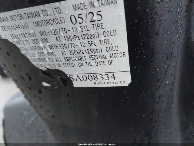 Yamaha YW125 2025 RKRSEH9Y2SA008334 Image 10