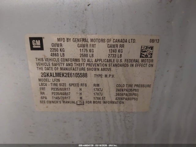 2GKALMEK2E6105588 GMC Terrain Sle-1