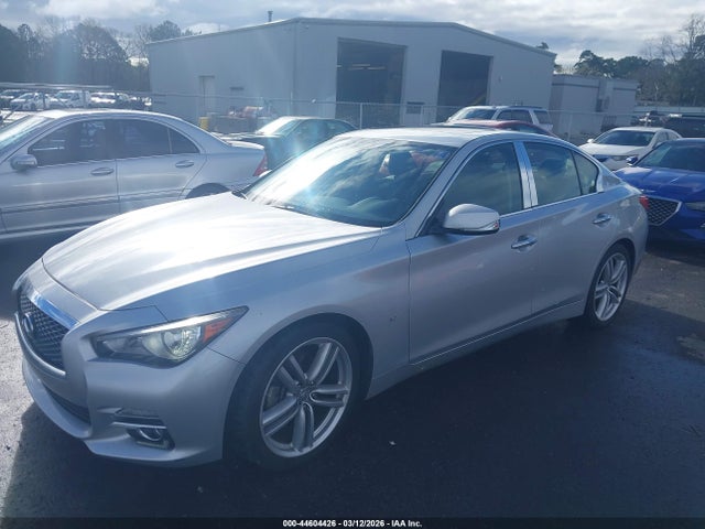 2015 Infiniti Q50 Premium მანქანა იყიდება აუქციონზე, vin: JN1BV7AP7FM341933, აუქციონის ნომერი: 44604426