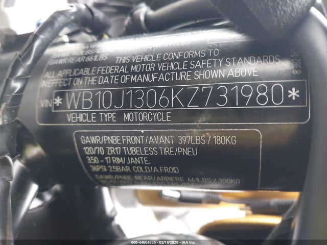 2019 BMW R NINE T WB10J1306KZ731980 Photo 9