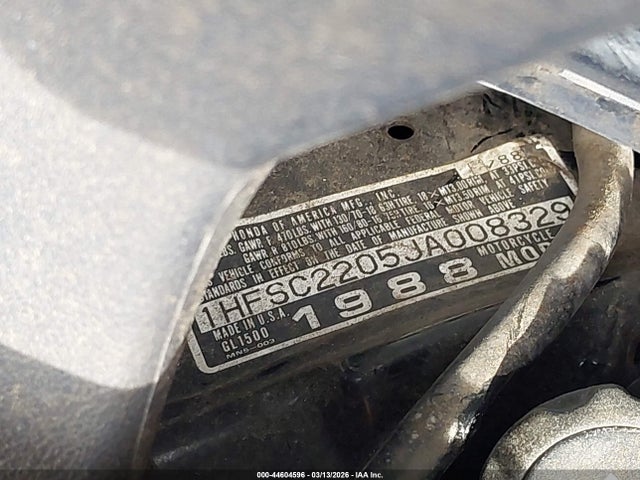 1988 HONDA GL1500 1HFSC2205JA008329 Photo 9
