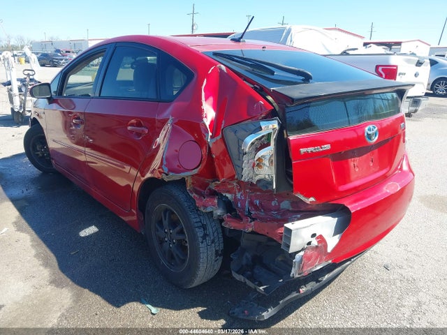 2012 Toyota Prius Four მანქანა იყიდება აუქციონზე, vin: JTDKN3DU8C1561697, აუქციონის ნომერი: 44604640