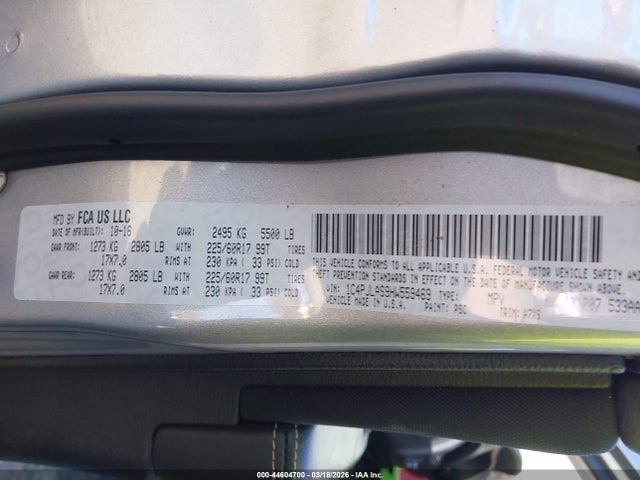 2017 JEEP CHEROKEE 1C4PJLAS9HW559469 Photo 8