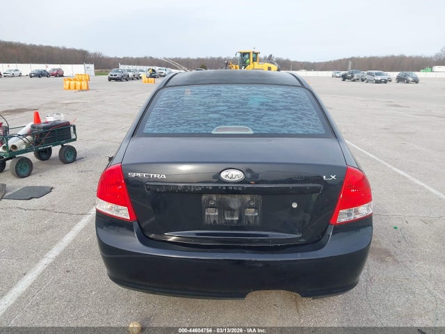 2009 Kia Spectra Lx მანქანა იყიდება აუქციონზე, vin: KNAFE221595632700, აუქციონის ნომერი: 44604756