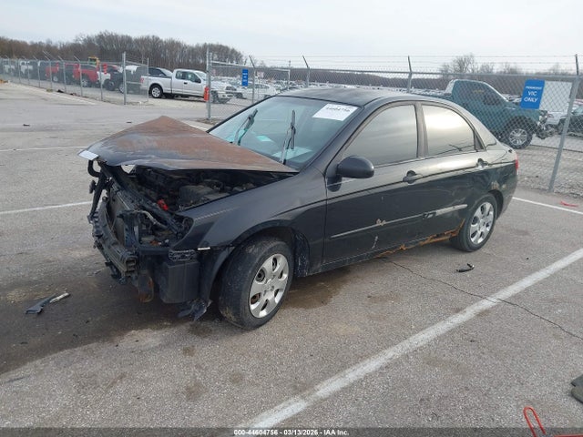 2009 Kia Spectra Lx მანქანა იყიდება აუქციონზე, vin: KNAFE221595632700, აუქციონის ნომერი: 44604756