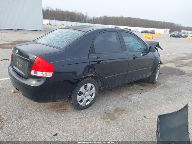 2009 Kia Spectra Lx მანქანა იყიდება აუქციონზე, vin: KNAFE221595632700, აუქციონის ნომერი: 44604756