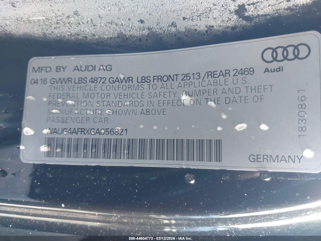 2016 AUDI S5 WAUG4AFRXGA056821 Photo 8