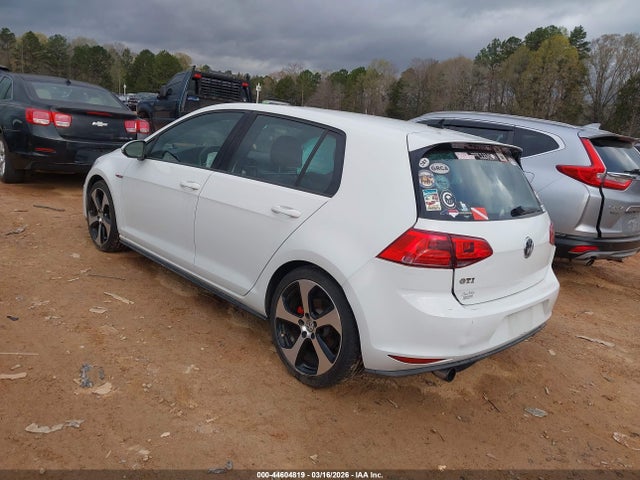 Aukcja sprzedaży 2017 Volkswagen Golf Gti Autobahn 4-door/s 4-door/se 4-door/sport 4-door, vin: 3VW4T7AU6HM067887, numer aukcji: 44604819