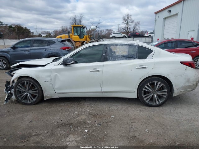 2018 Infiniti Q50 3.0t Sport მანქანა იყიდება აუქციონზე, vin: JN1EV7AP4JM366214, აუქციონის ნომერი: 44605212