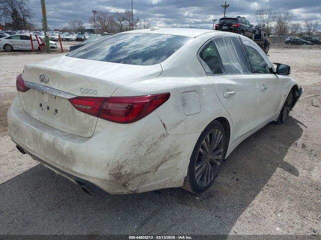 2018 Infiniti Q50 3.0t Sport მანქანა იყიდება აუქციონზე, vin: JN1EV7AP4JM366214, აუქციონის ნომერი: 44605212