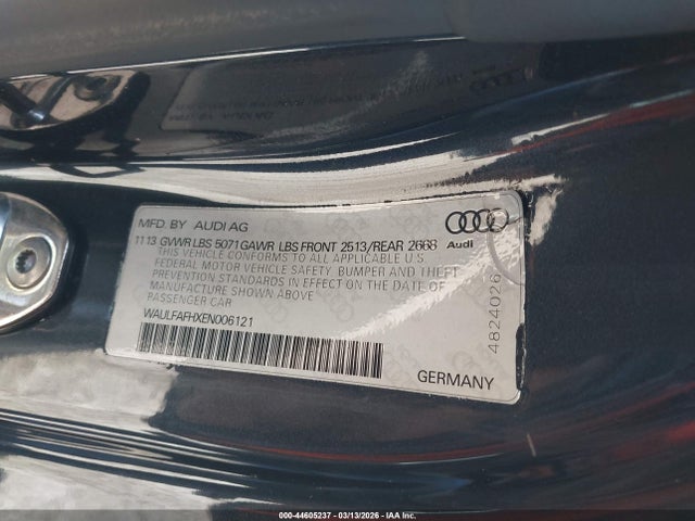 2014 AUDI A5 WAULFAFHXEN006121 Photo 8