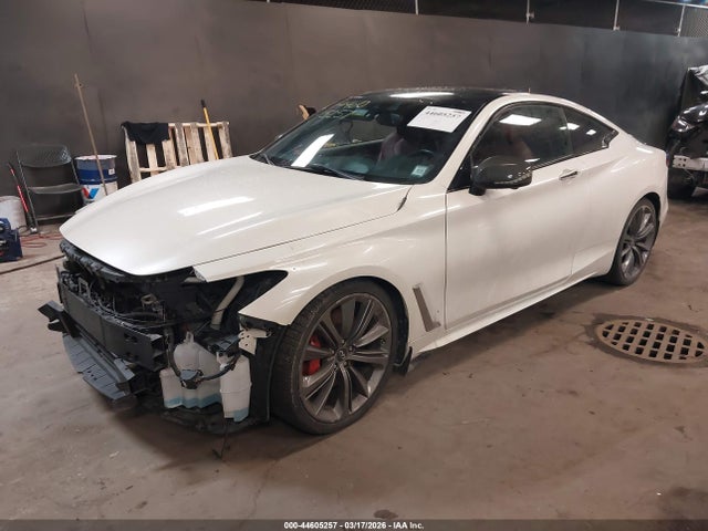 2018 Infiniti Q60 3.0t Red Sport 400 მანქანა იყიდება აუქციონზე, vin: JN1FV7EK1JM530571, აუქციონის ნომერი: 44605257