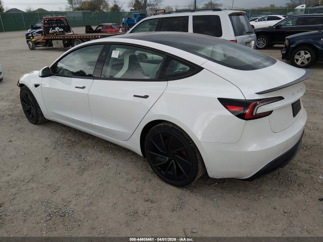 Aukcja sprzedaży 2025 Tesla Model 3 Performance All-wheel Drive, vin: 5YJ3E1ET8SF068879, numer aukcji: 44605461
