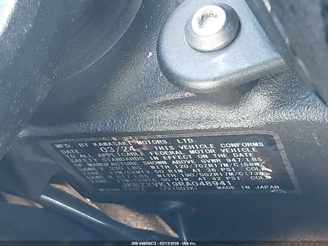 JKBZXVK19RA048941 Kawasaki Zx1002 K