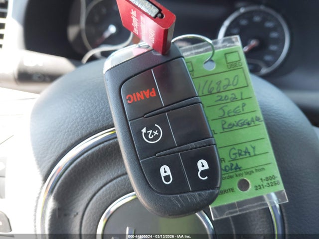 Aukcja sprzedaży 2021 Jeep Renegade Latitude 4x4, vin: ZACNJDBBXMPN25671, numer aukcji: 44605524