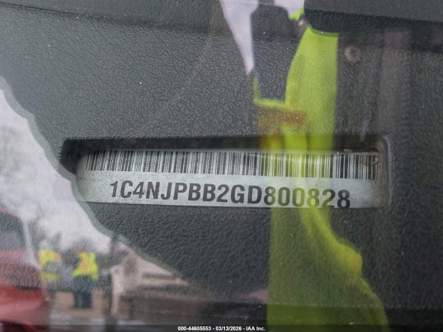 Aukcja sprzedaży 2016 Jeep Patriot Sport, vin: 1C4NJPBB2GD800828, numer aukcji: 44605553