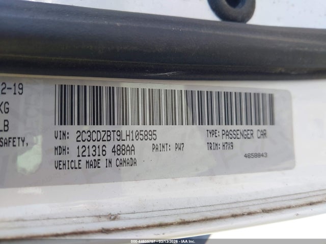 2020 DODGE CHALLENGER 2C3CDZBT9LH105895 Photo 8