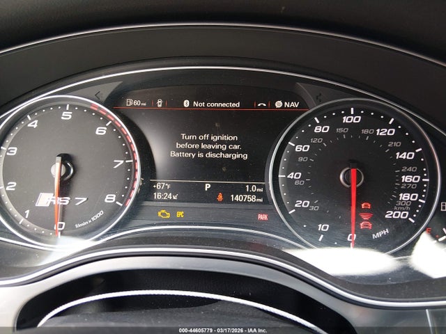 Продаж на аукціоні авто 2015 Audi Rs 7 4.0t Prestige, vin: WUAW2AFC6FN900511, номер лоту: 44605779