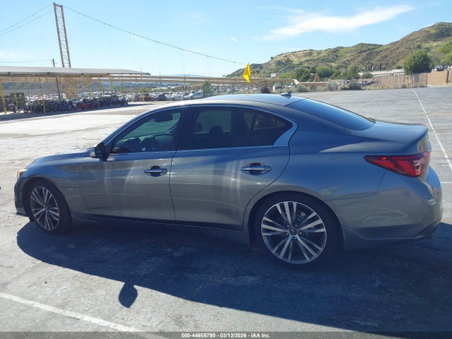 44605790 :رقم المزاد ، JN1EV7APXJM351717 vin ، 2018 Infiniti Q50 3.0t Sport مزاد بيع