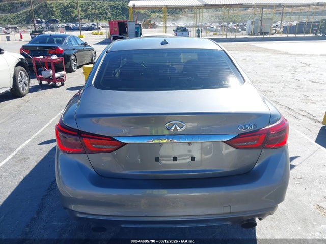 44605790 :رقم المزاد ، JN1EV7APXJM351717 vin ، 2018 Infiniti Q50 3.0t Sport مزاد بيع