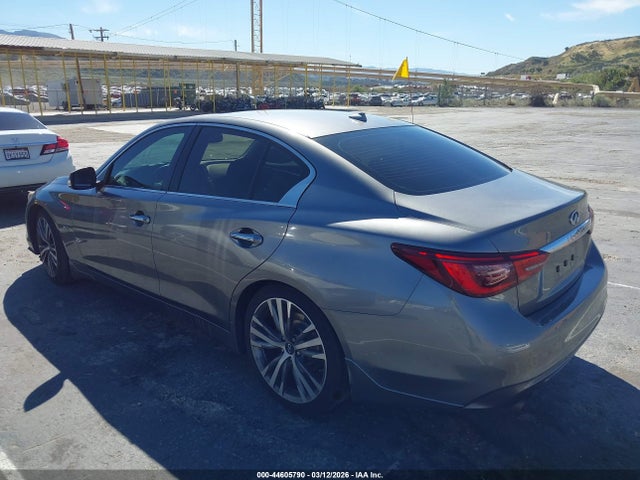 44605790 :رقم المزاد ، JN1EV7APXJM351717 vin ، 2018 Infiniti Q50 3.0t Sport مزاد بيع