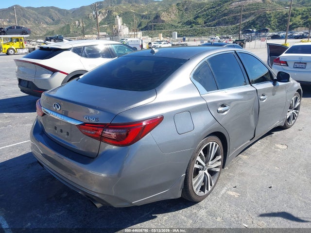 44605790 :رقم المزاد ، JN1EV7APXJM351717 vin ، 2018 Infiniti Q50 3.0t Sport مزاد بيع