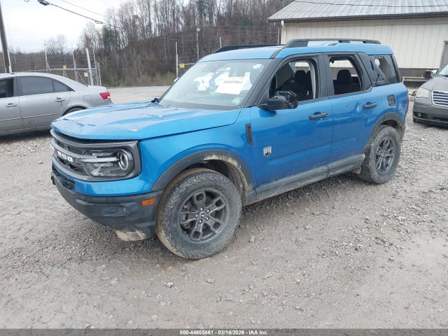 2022 Ford Bronco Sport Big Bend მანქანა იყიდება აუქციონზე, vin: 3FMCR9B60NRD16218, აუქციონის ნომერი: 44605861