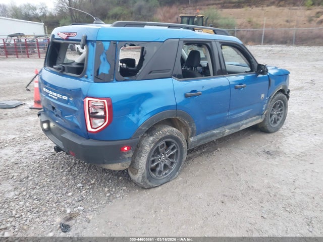 2022 Ford Bronco Sport Big Bend მანქანა იყიდება აუქციონზე, vin: 3FMCR9B60NRD16218, აუქციონის ნომერი: 44605861
