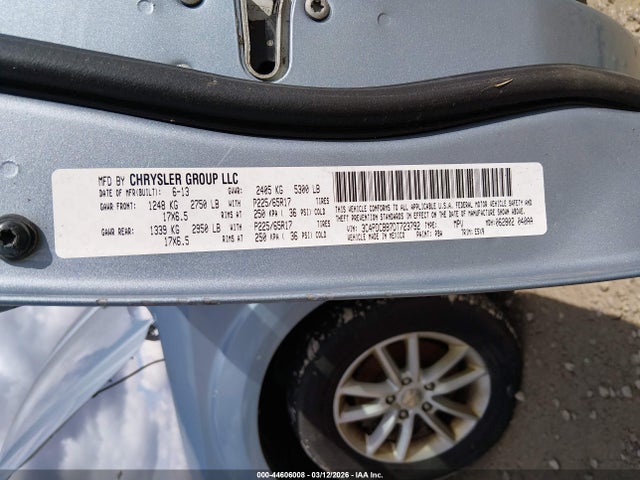 Продажа на аукционе авто 2013 Dodge Journey Sxt, vin: 3C4PDCBB7DT723792, номер лота: 44606008