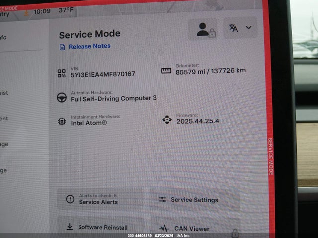 2021 TESLA MODEL 3 5YJ3E1EA4MF870167 Photo 6