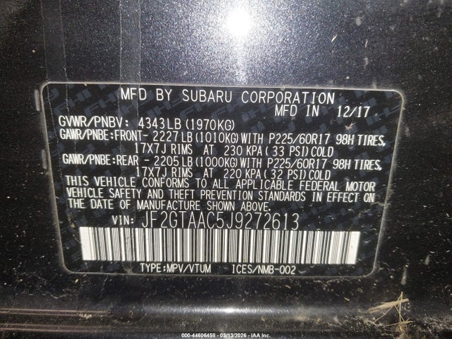 2018 SUBARU CROSSTREK JF2GTAAC5J9272613 Photo 8