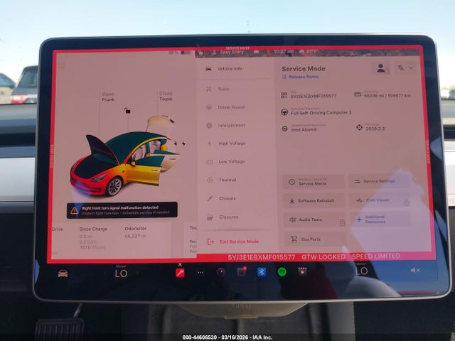 2021 TESLA MODEL 3 5YJ3E1EBXMF015577 Photo 6
