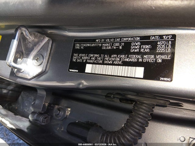 2018 VOLVO S60 INSCRIPTION LYV402HK0JB177719 Photo 8