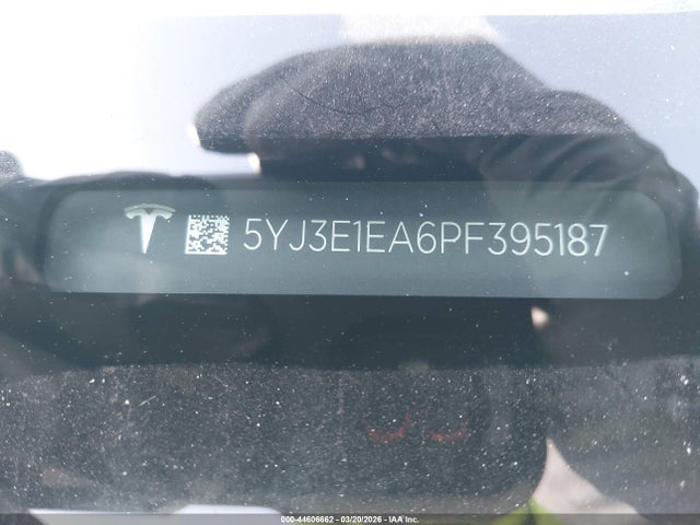 Aukcja sprzedaży 2023 Tesla Model 3 Rear-wheel Drive, vin: 5YJ3E1EA6PF395187, numer aukcji: 44606662