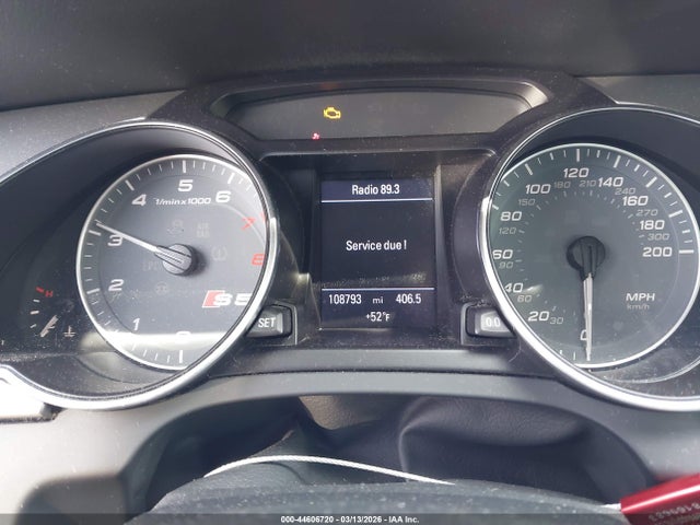 2009 Audi S5 4.2l მანქანა იყიდება აუქციონზე, vin: WAURV78T09A017448, აუქციონის ნომერი: 44606720
