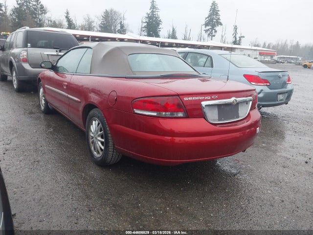 2002 Chrysler Sebring Lxi მანქანა იყიდება აუქციონზე, vin: 1C3EL55R82N302020, აუქციონის ნომერი: 44606829
