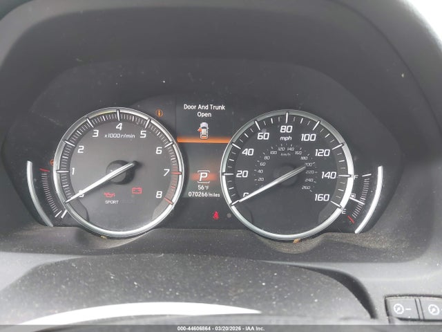 44606864 :رقم المزاد ، 19UUB3F50JA001761 vin ، 2018 Acura Tlx Tech Pkg مزاد بيع