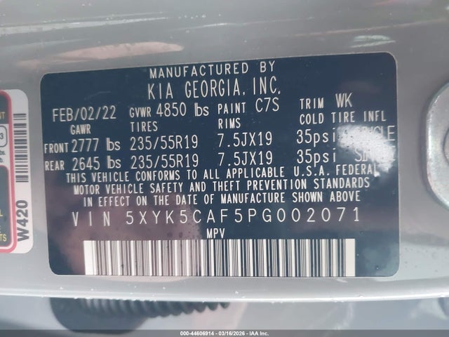 2023 KIA SPORTAGE 5XYK5CAF5PG002071 Photo 8