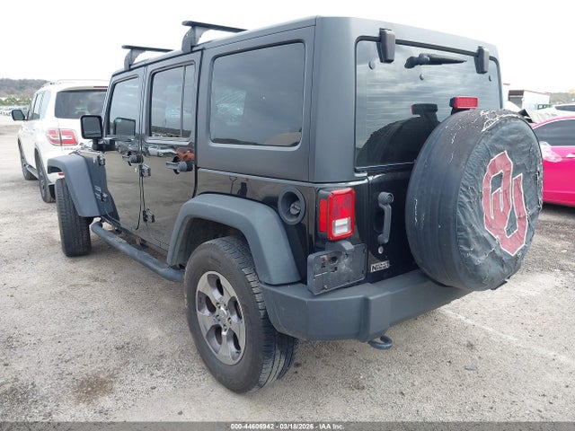 44606942 :رقم المزاد ، 1C4BJWDG0HL672702 vin ، 2017 Jeep Wrangler Unlimited Sport 4x4 مزاد بيع